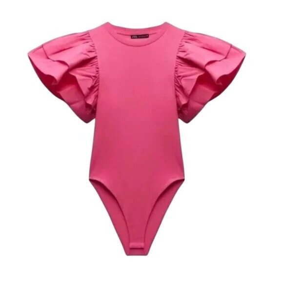 Zara Pink Bodysuit - Picture 1 of 7